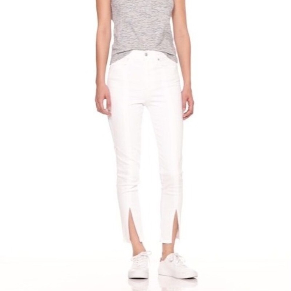 Gap Hi-Rise Skinny Ankle Jeans w/ Slit Hem Size 28